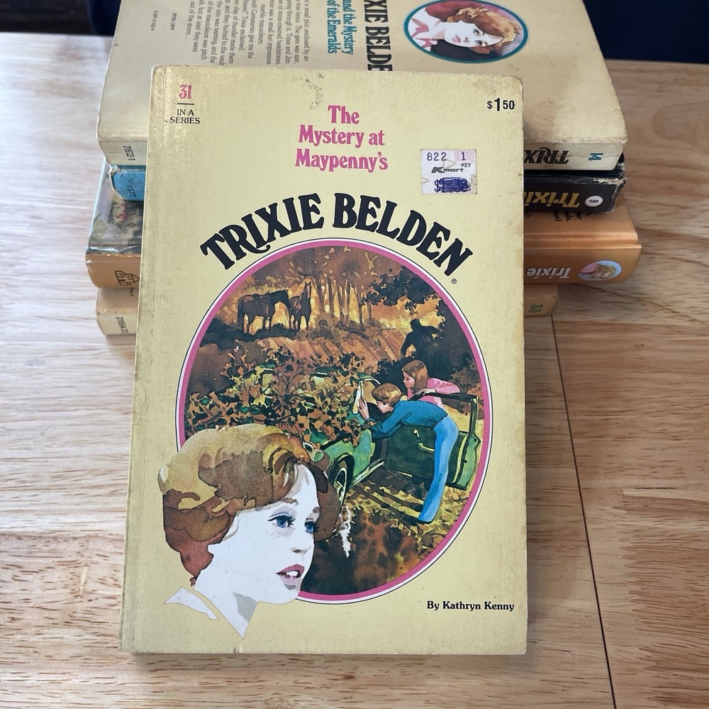 Trixie Belden The Mystery at Maypenny's 31‎ PB Kathryn Kenny 1980